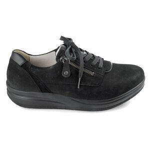 Brand New Hartjes Women’s Rocker - Black Nubuck US 8.5 UK 6 (wide)